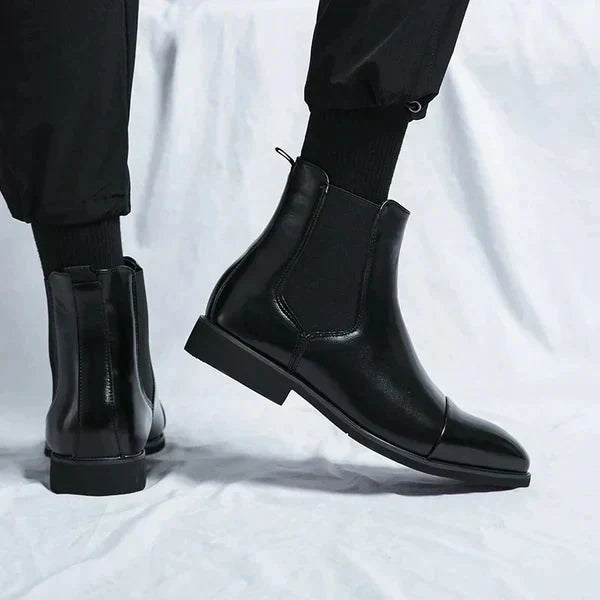 Bottes Élégantes pour Hommes en Cuir Haute Qualité de Jonathan - Confort Durable et Style Intemporel