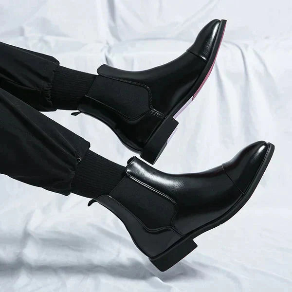 Bottes Élégantes pour Hommes en Cuir Haute Qualité de Jonathan - Confort Durable et Style Intemporel