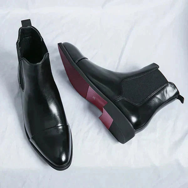 Bottes Élégantes pour Hommes en Cuir Haute Qualité de Jonathan - Confort Durable et Style Intemporel