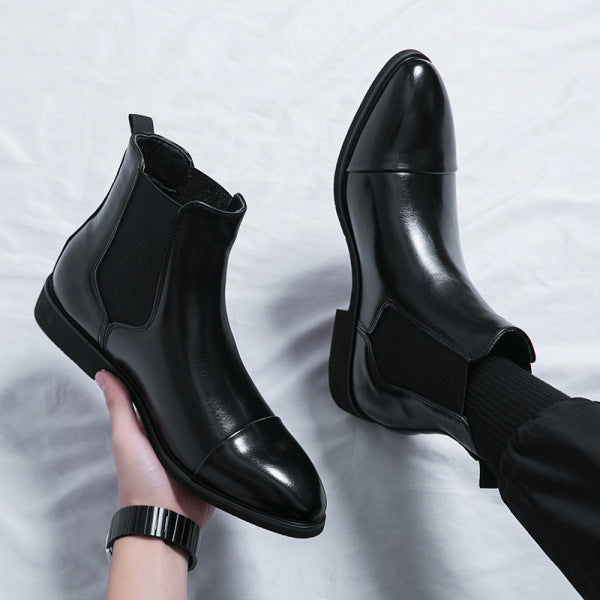 Bottes Élégantes pour Hommes en Cuir Haute Qualité de Jonathan - Confort Durable et Style Intemporel