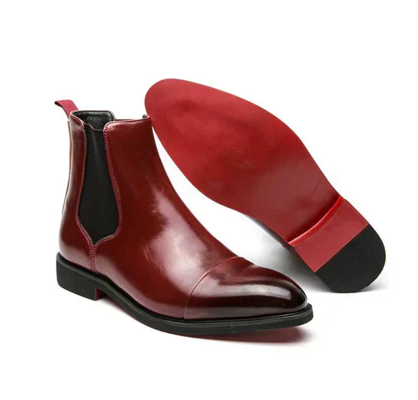 Bottes Élégantes pour Hommes en Cuir Haute Qualité de Jonathan - Confort Durable et Style Intemporel