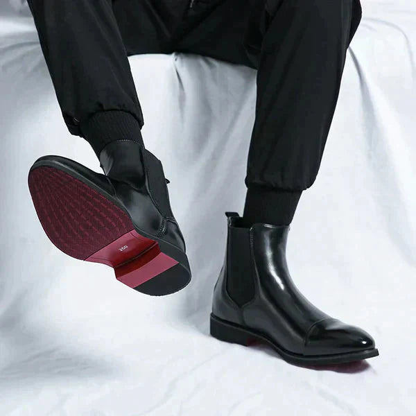 Bottes Élégantes pour Hommes en Cuir Haute Qualité de Jonathan - Confort Durable et Style Intemporel