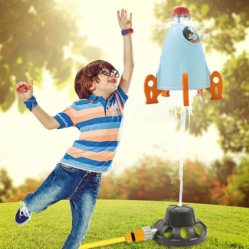 Jouets Rocket Sprinkler - Fusée à Eau Extérieur pour Jeu d'Été