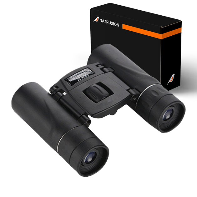 Jumelles de randonnée 100x22 - Zoom Puissant, Design Pliable, Mécanisme Mise au Point