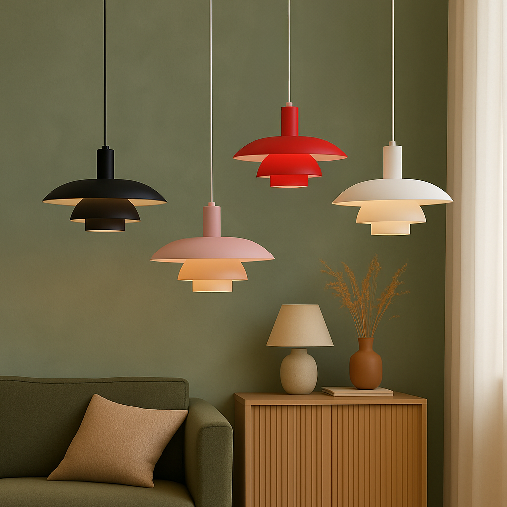 Lampe suspendue de style danois d'Irda