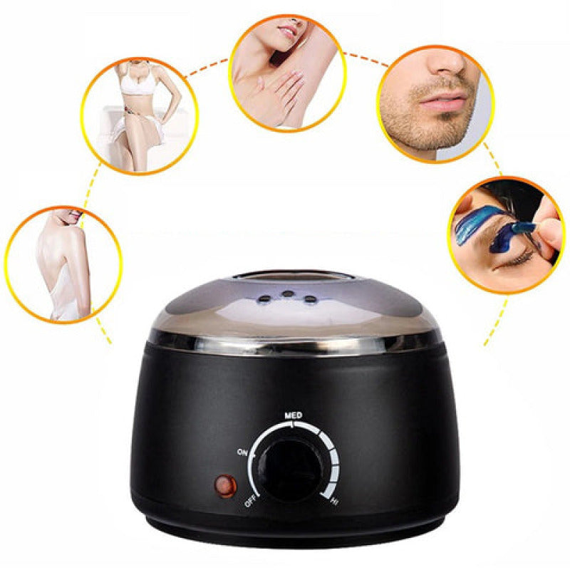Appareil de chauffe-cire de qualité 500 ml, compact et efficace pour une épilation à la cire à domicile.