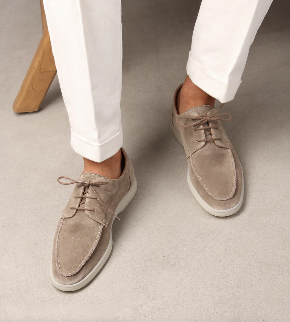Mocassins élégants en Beige - Construction durable et polyvalence