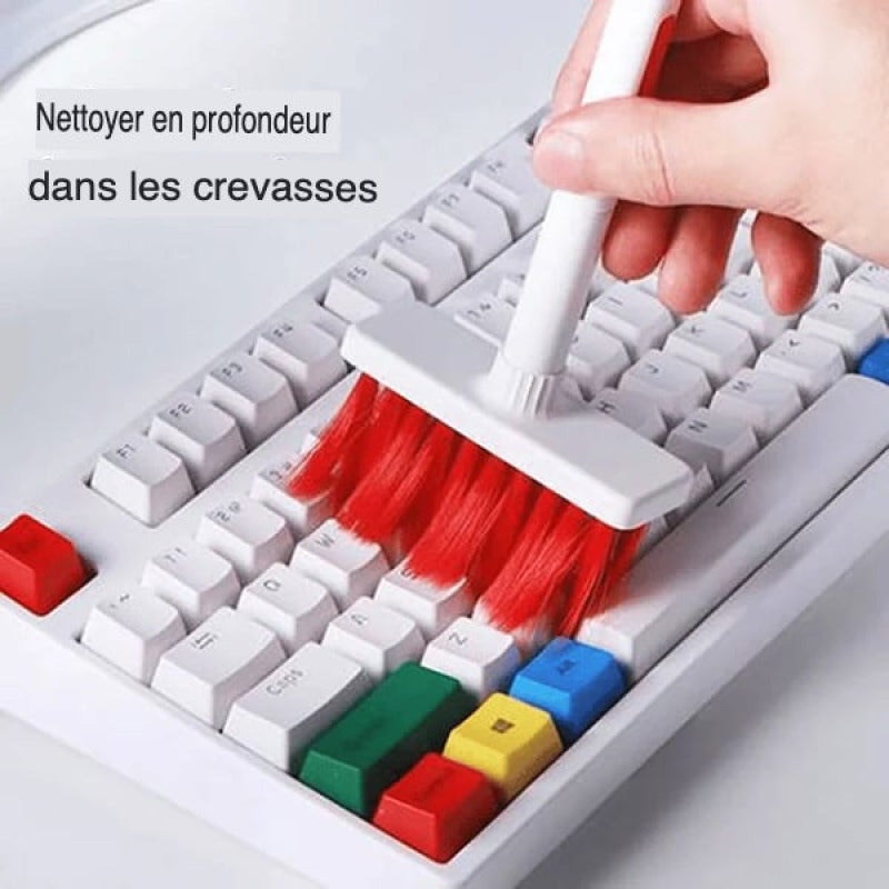Soft bristles for gentle yet effective cleaning desi