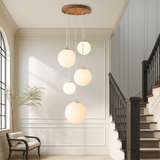 Lustre d'escalier nordique Moonlamp