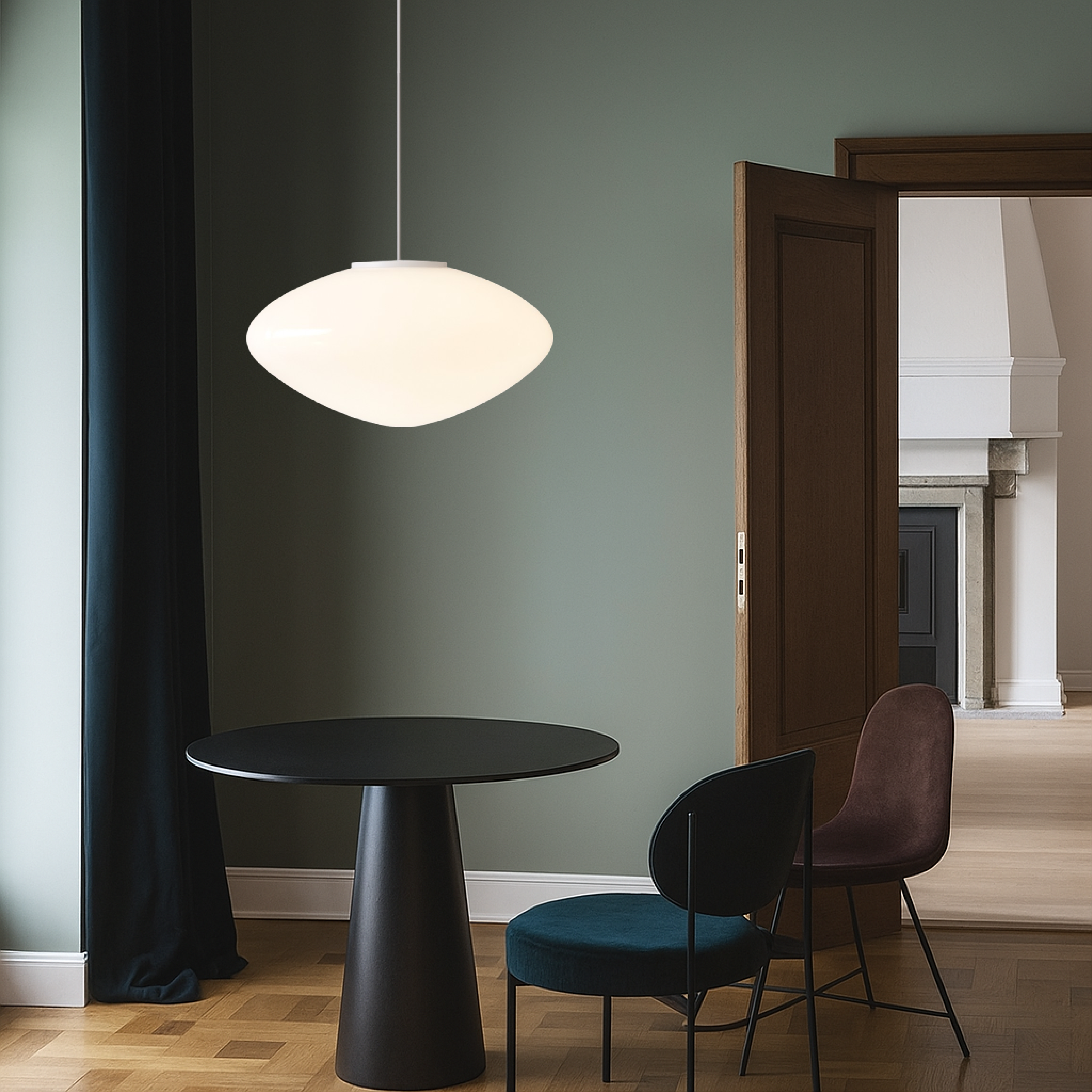Lampe suspendue danoise de Kala