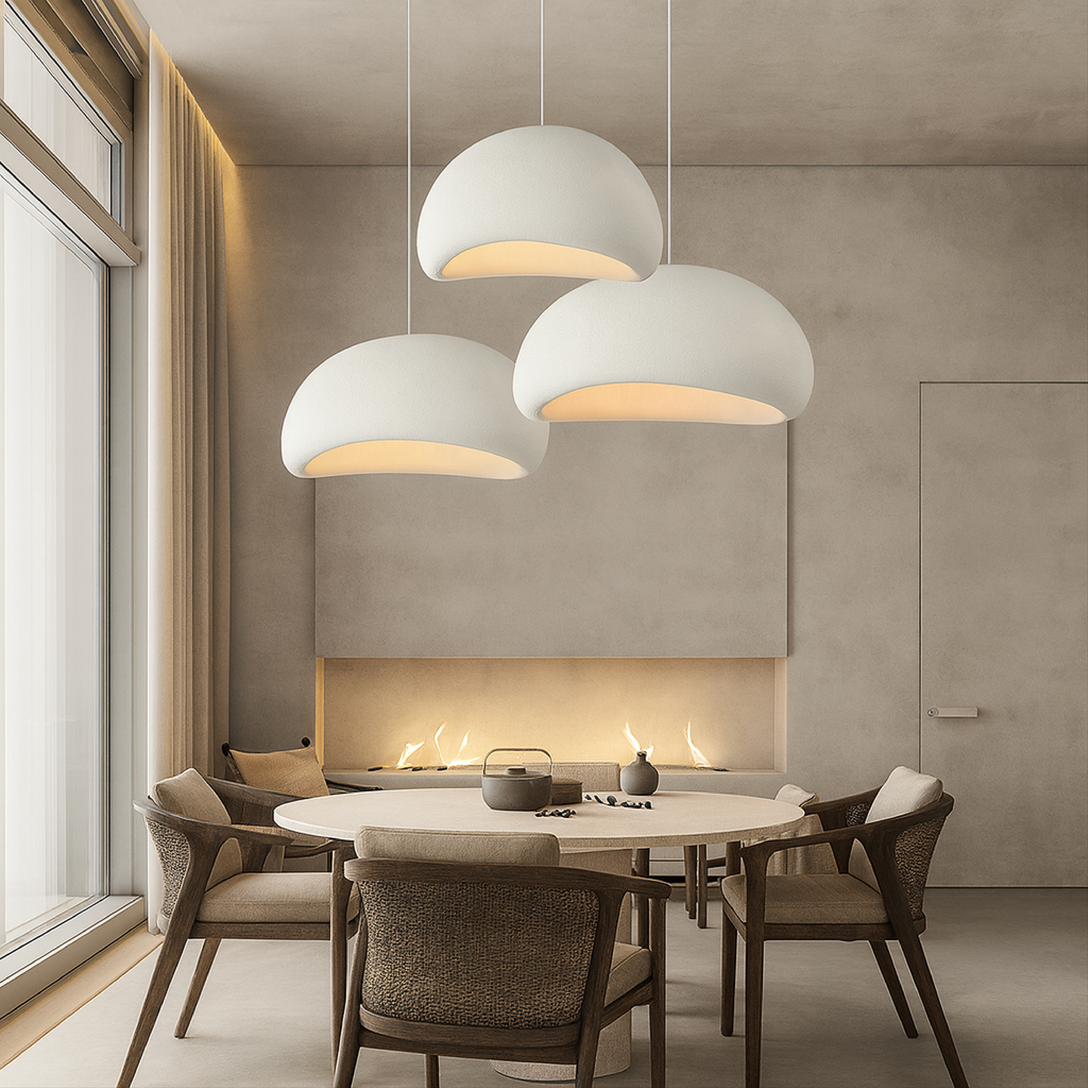 Lampe suspendue Wabi Sabi de Lumi