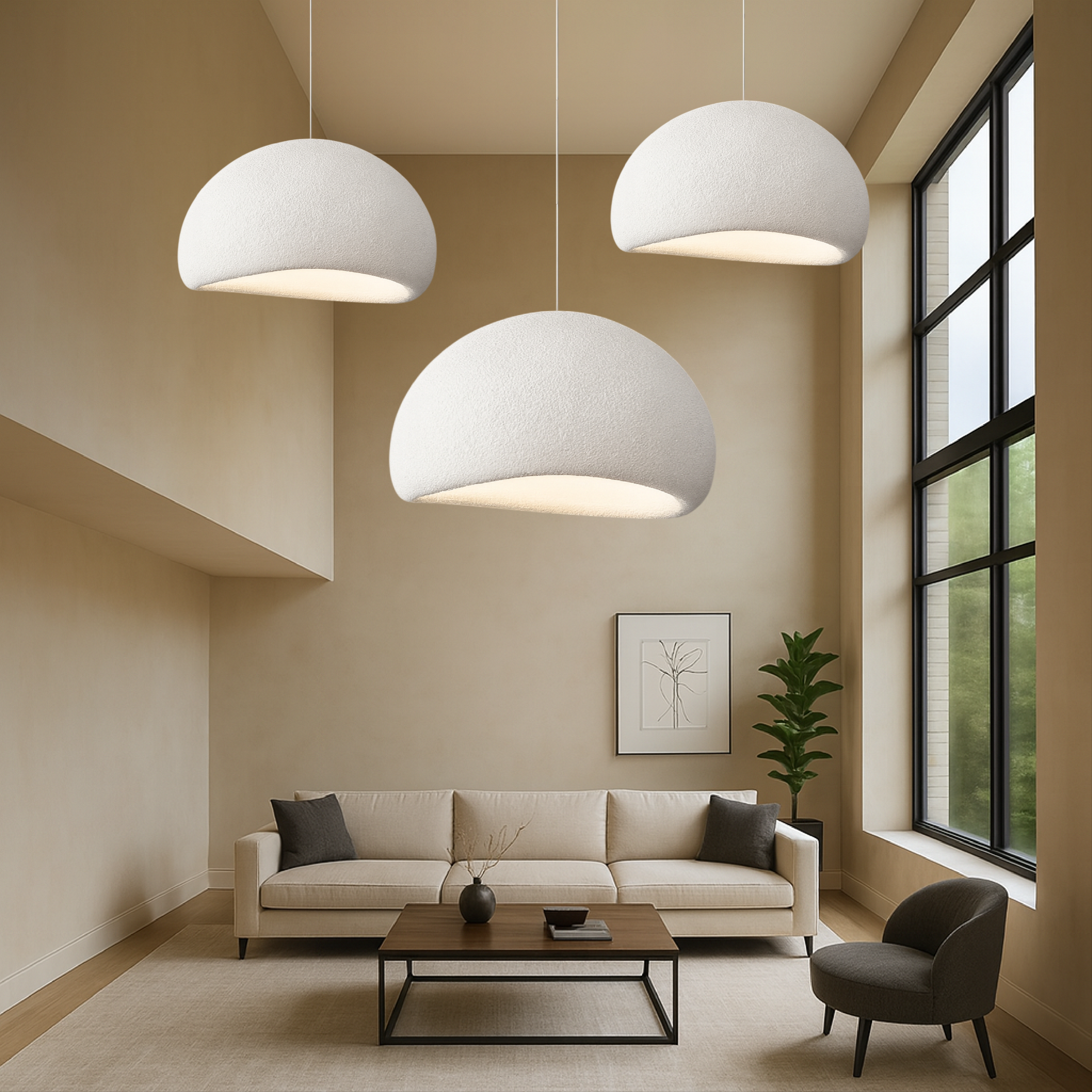 Lampe suspendue Wabi Sabi de Lumi