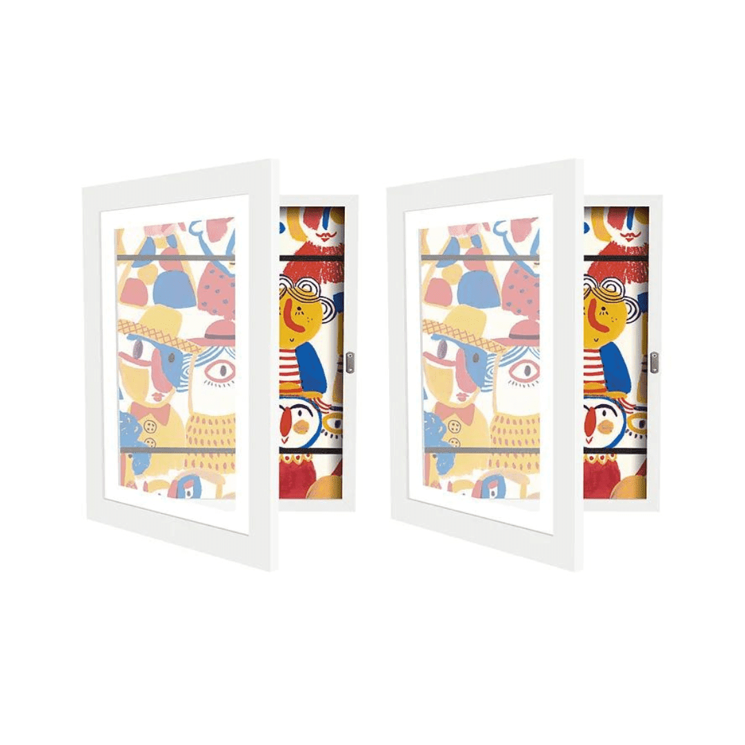 Cadre art enfants KreativFrame Blanc Lot de, ou galeries pour espace bien rangé