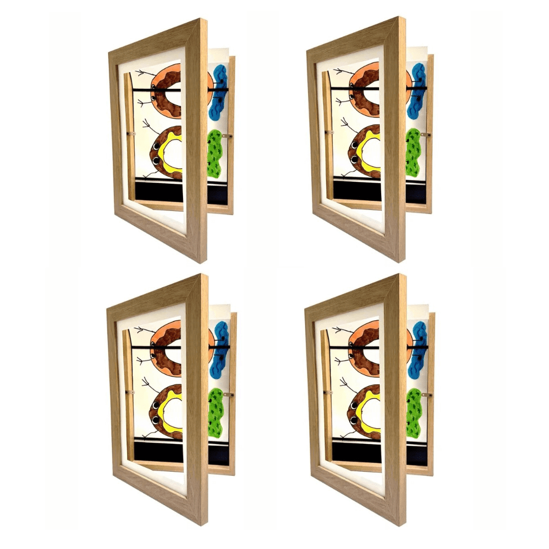 Cadre art enfants KreativFrame Bois Lot de, ou galeries pour organisation créative