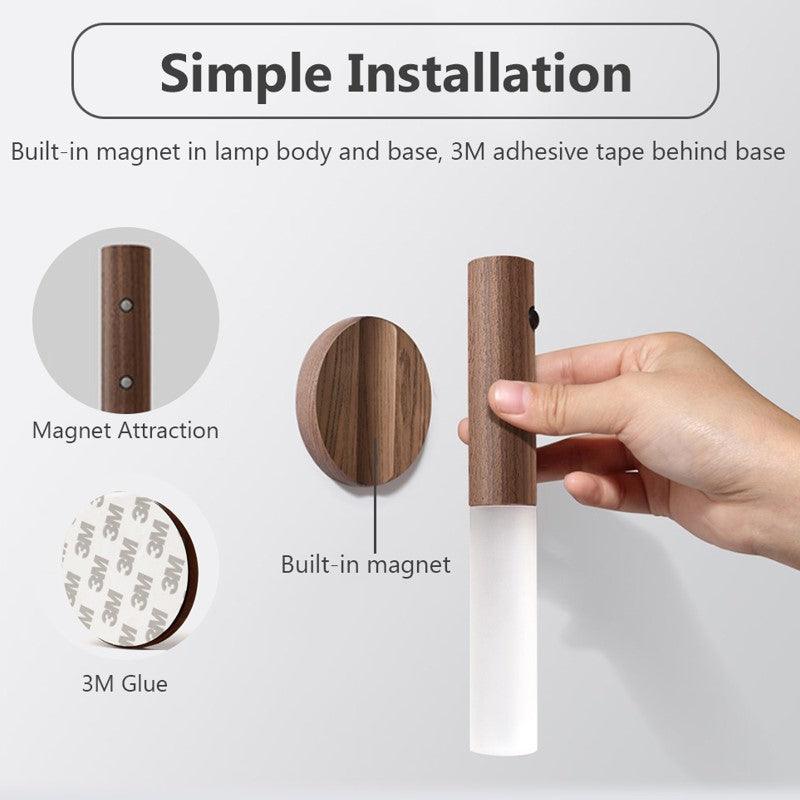 Lampe Mural à Détection Kurious - Design Épuré, Lumière Chaude pour une Atmosphère Relaxante