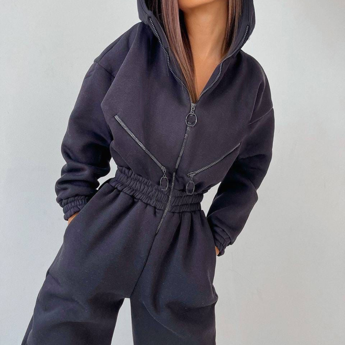 Jumper femme Kylia en Noir minuit - Silhouette flatteuse et confort ultime tr