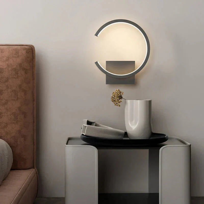 Lampe Murale LED Moderne LUMIEDGE en Noir ( cm) pour une ambiance chaleureuse et design