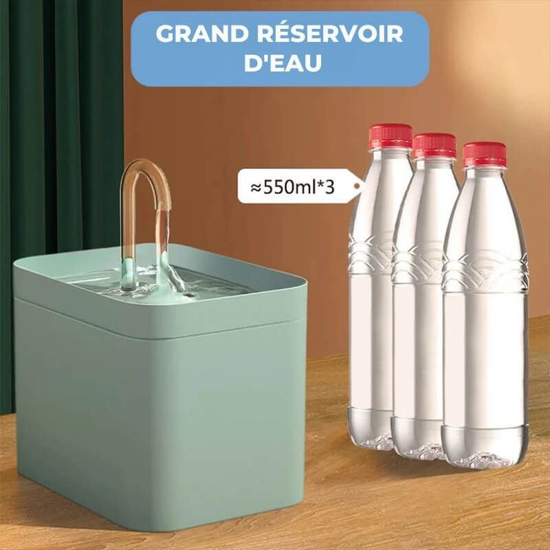 Fontaine à Eau pour Chat avec Filtre Eauflow - Hydratation Animale et Santé Féline
