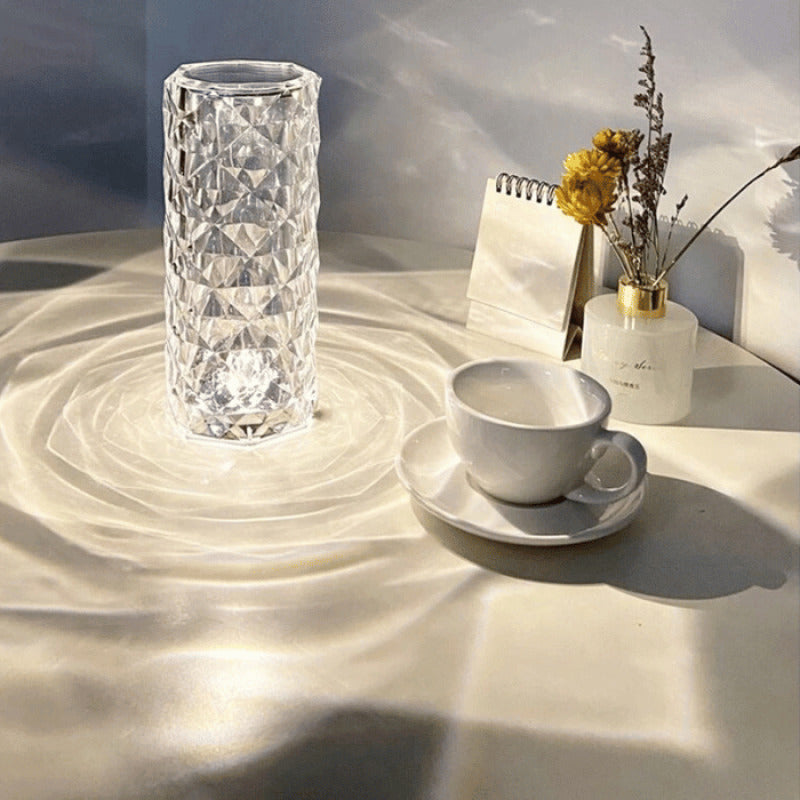 Lampe de Chevet iLuCrystal - Couleurs Vibrantes et Design Élégant pour une Ambiance Lumineuse