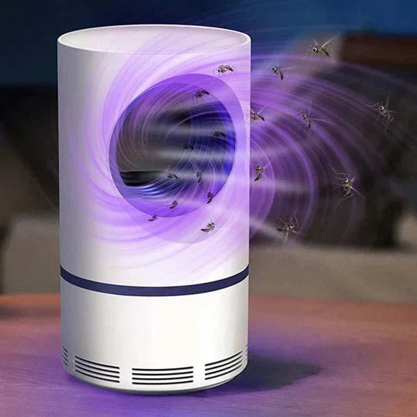 Lampe Anti-Moustique LED Rechargeable USB: Solution Écologique et Efficace - Lumière violette pour éloigner les moustiques et passer des nuits paisibles