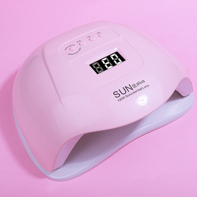 Lampe UV pour Ongles Rose - Séchage Rapide et Soins à Domicile travel bottle