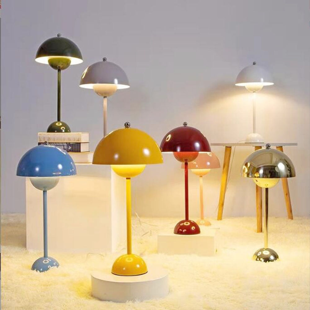Lampe de Chevet Sans Fil - Flowerpot | Éclairage Moderne et Coloré pour un Style Unique