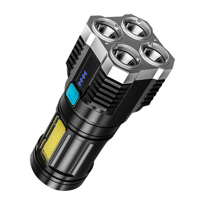 Lampe torche puissante avec batterie USB pour recharge pratique