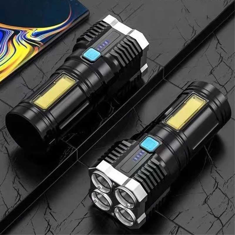 Lampe torche puissante avec zoom pratique pour éclairage précis
