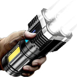 Torcia potente - 4 LED ricaricabile