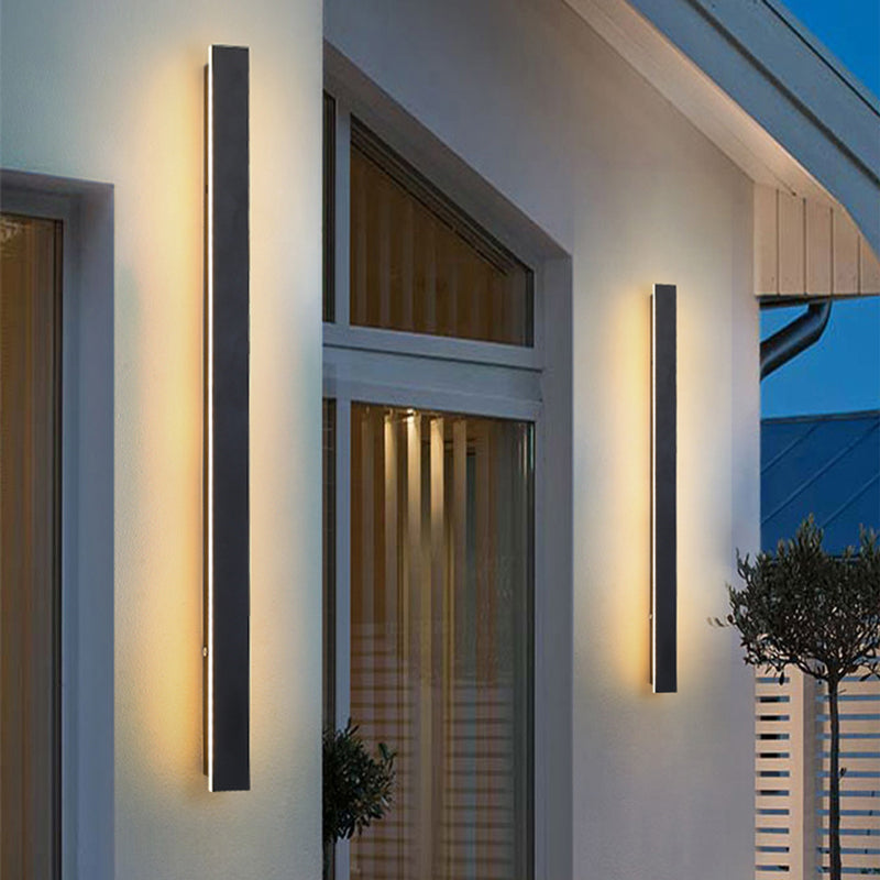 Applique murale LED au design moderne 30CM - Éclairage extérieur contemporain et économe en énergie