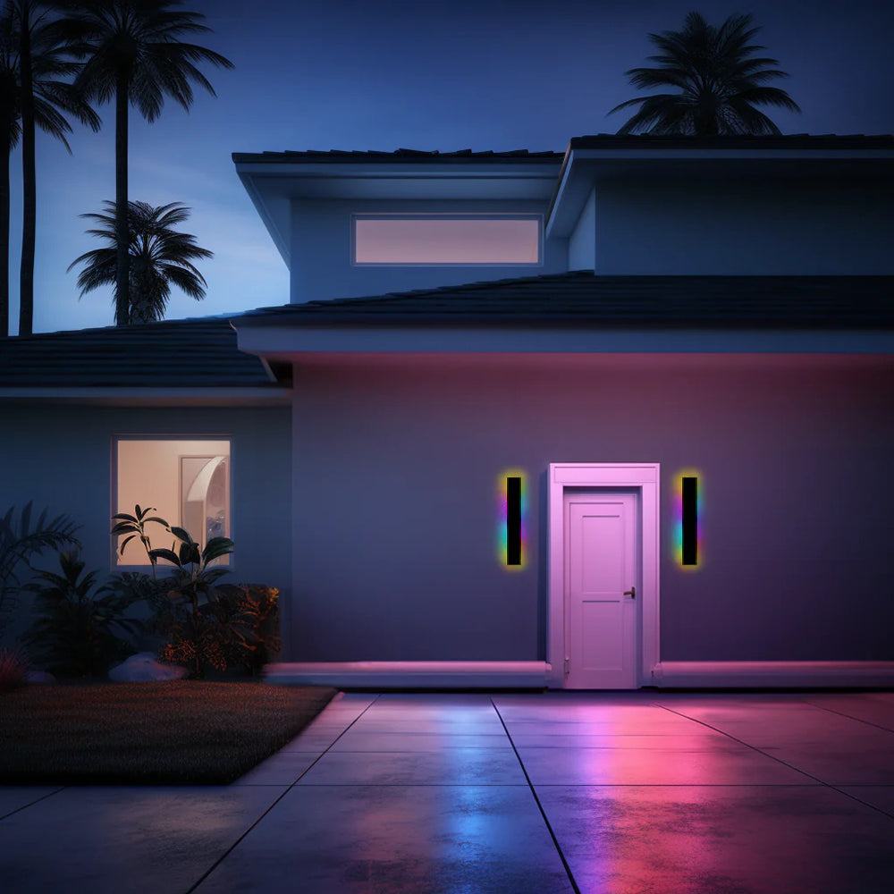 Applique murale LED au design moderne 30CM - Éclairage extérieur contemporain et économe en énergie