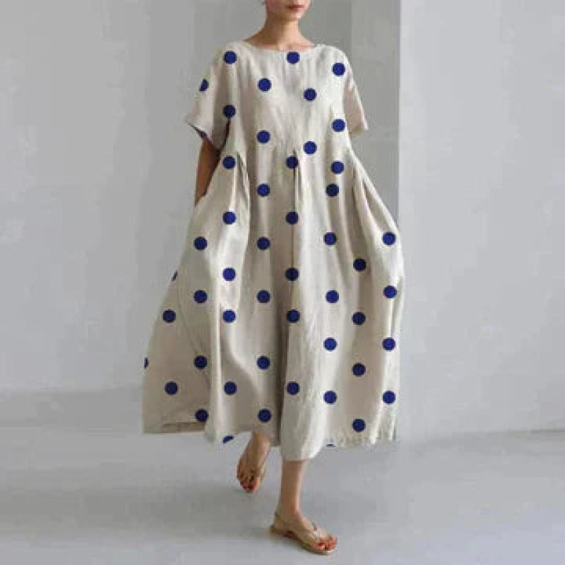 Robe décontractée et élégante à imprimé floral en LX- pour un confort élégant