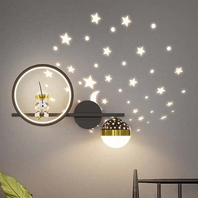 Applique murale LittleBeam pour enfants avec installation facile dog travel bottl