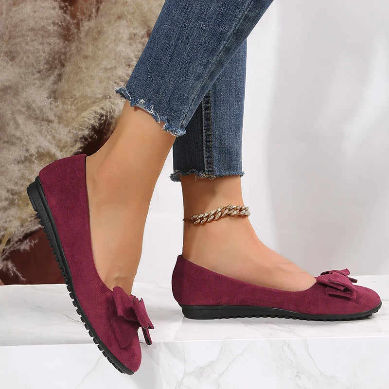 Mocassins orthopédiques pour femmes en Rouge - Style moderne et confort au quotidien