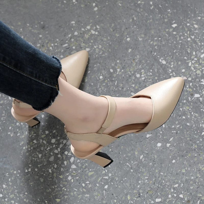 Sandales à Talons Hauts Élégantes Luisa en Noir - Confort Élégant et Élégance Moderne