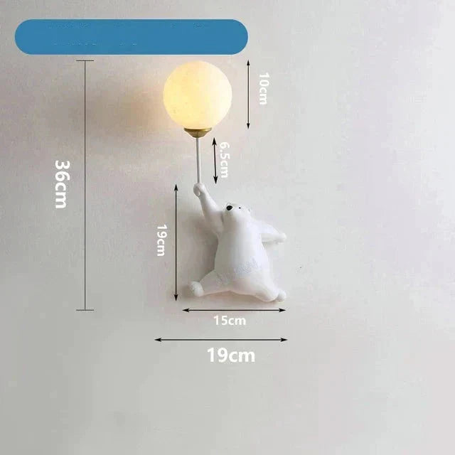Lampe Murale Cartoon MagicToon - Ambiance Ludique pour Enfants dog travel bottle