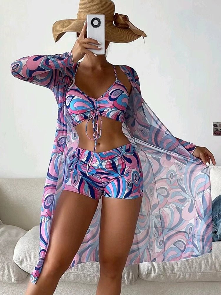 Maillot de Bain Élégant Pièces - Mode Tropicale Plage travel bottle leak-proo