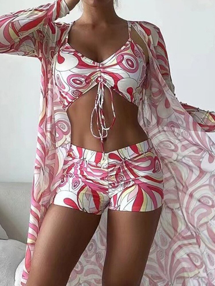 Maillot de Bain Élégant Pièces - Trio de Maillot en Lycra travel bottle leak-