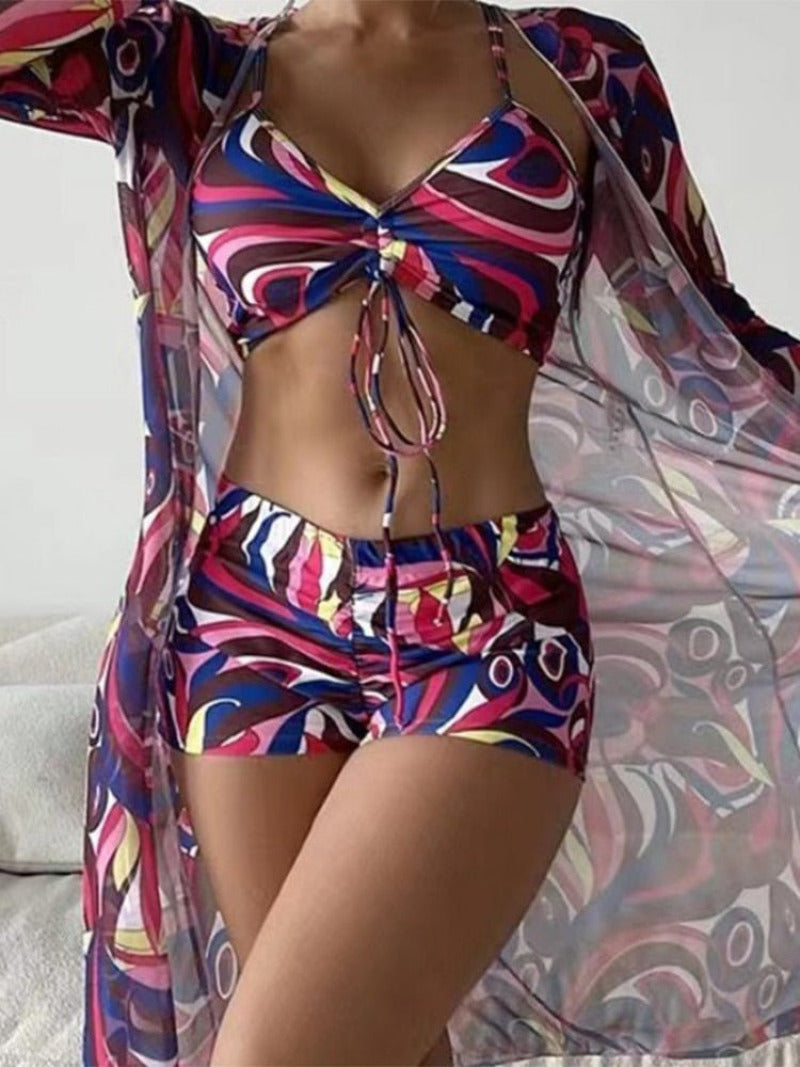 Maillot de Bain Élégant Pièces - Ensemble Maillot Estival leak