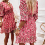 Malorie | Robe confortable à imprimé floral