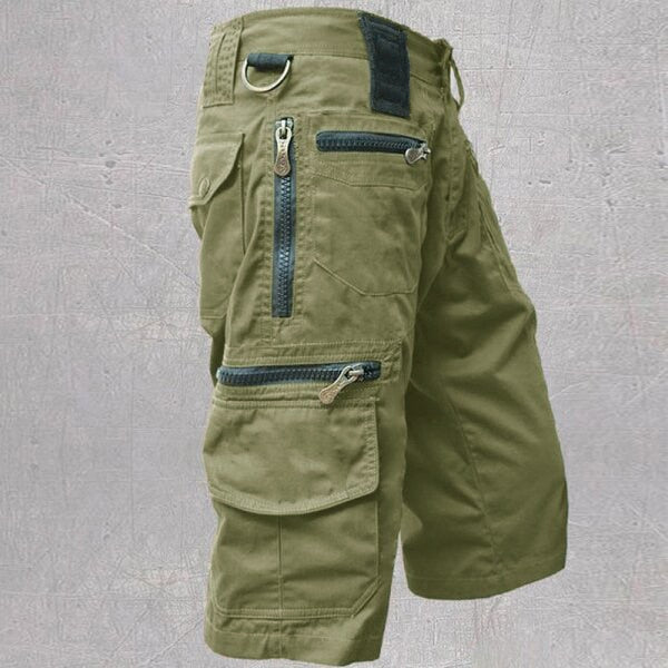 Short cargo décontracté Marc - Vert, coupe décontractée et style urbain pour homme