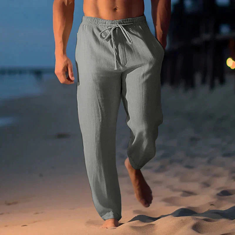 Pantalon d'été en lin pour hommes Marcel | Confort léger et luxe lin