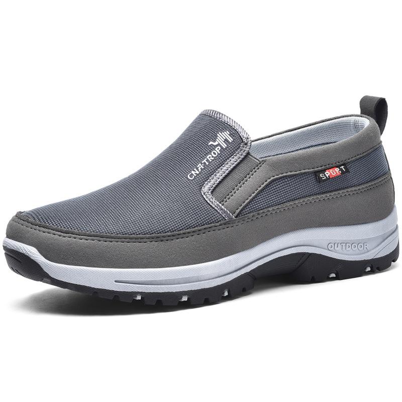 Chaussures orthopédiques polyvalentes pour hommes Marco Gris | Confort durable et style élégant