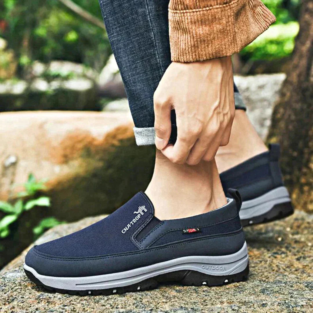 Chaussures orthopédiques polyvalentes pour hommes Marco Marron | Confort durable et style élégant