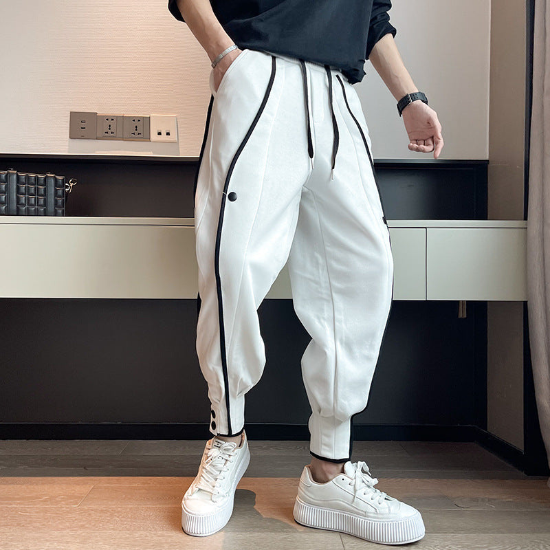 Jogging Hype Fuselé en velours coton pour hommes - Confort ultime et style pratique