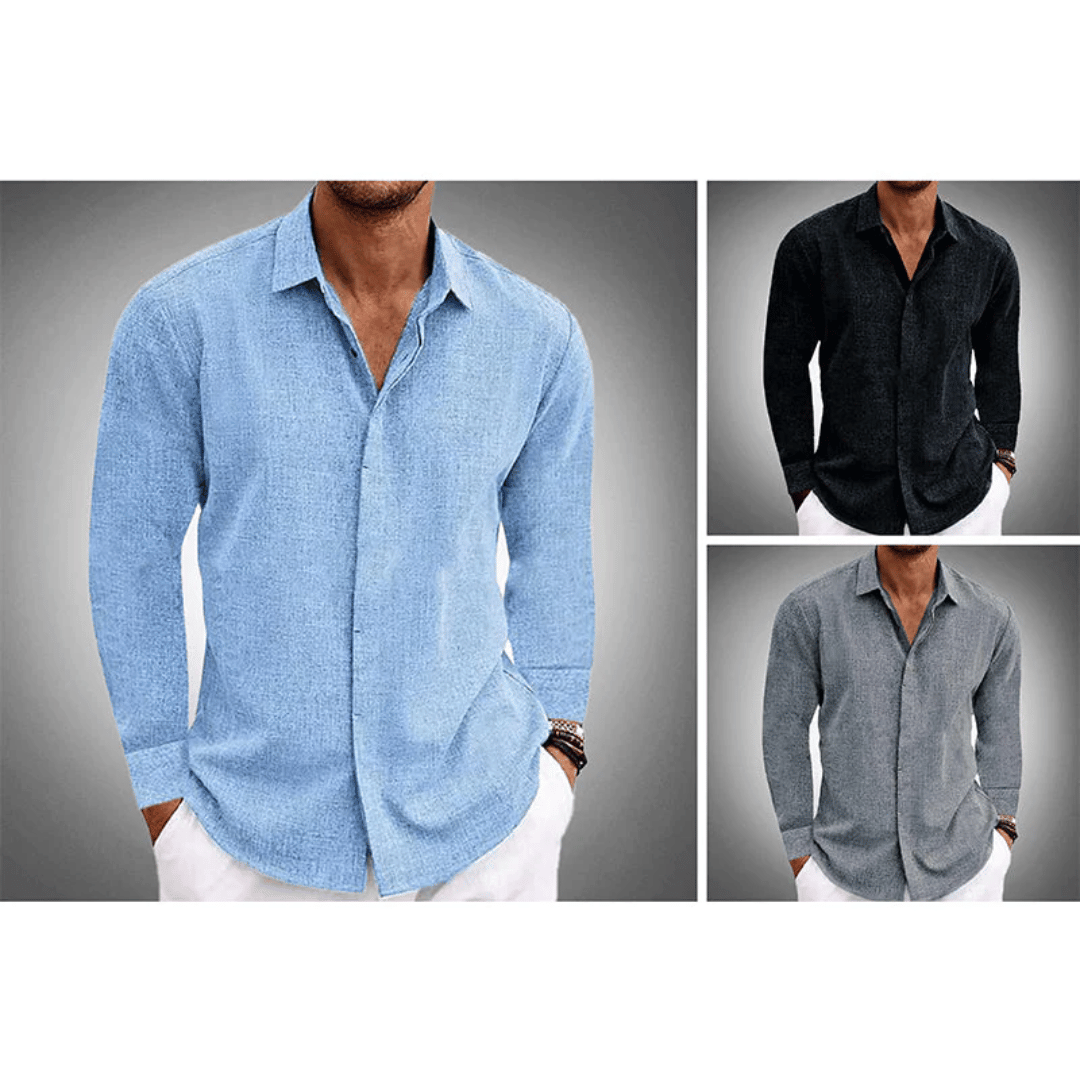 Chemise en lin Maurino - Luxe intemporel pour une élégance quotidienne travel