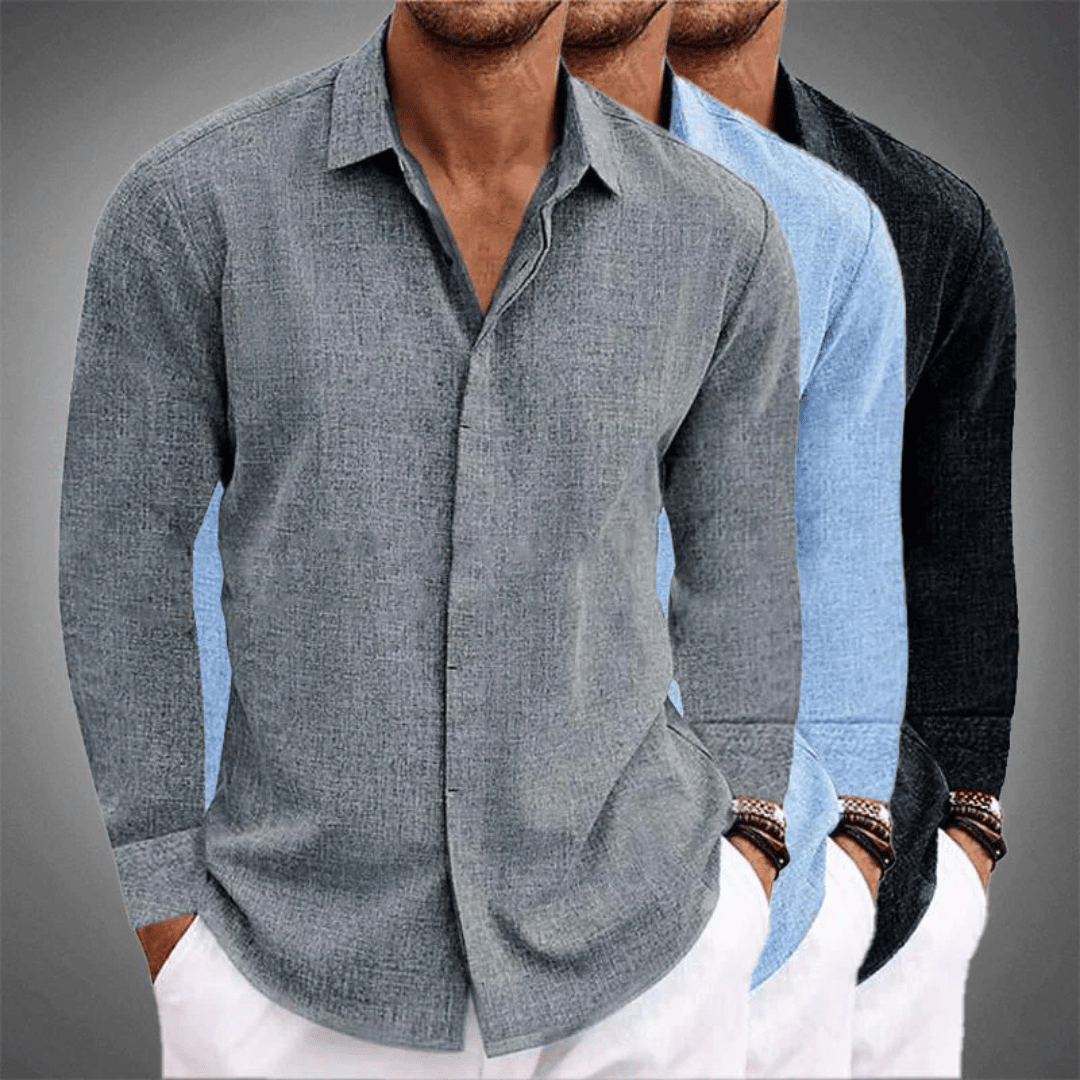 Chemise en lin Maurino - Luxe intemporel pour une élégance quotidienne travel