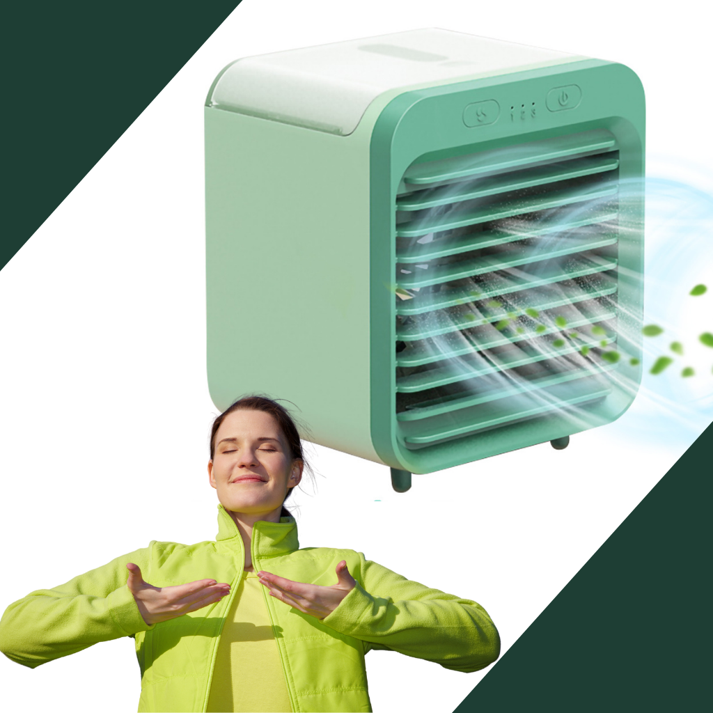 Mini Climatiseur Rechargeable à Eau - Rafraîchissement d'Air Portable travel
