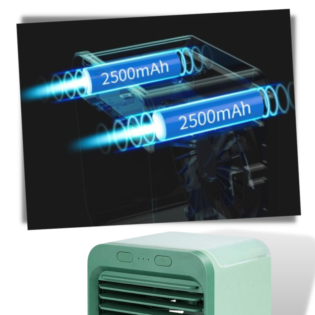 Mini Climatiseur Rechargeable à Eau - Rafraîchissement d'Air Portable travel