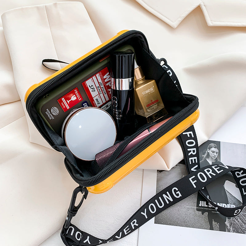 Mini Sacoche Valise FOREVER en vue degrés, accessoire de voyage élégant trave